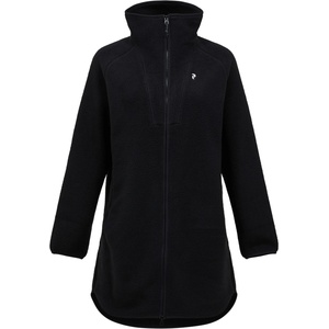 Peak Performance Дамско поларено яке Peak Performance Women's Naturerush Pile Long Full Zip Fleece jacket - Black - размер XS (105-7132-0111)