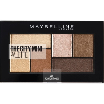 Maybelline paletka očních stínů The City Mini Palette 400 Rooftop Bronzes 6 g – Zboží Dáma