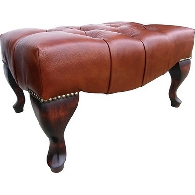 AV interiery Chesterfield Windsor kůže K-438 ASK dřevo buk přírodní