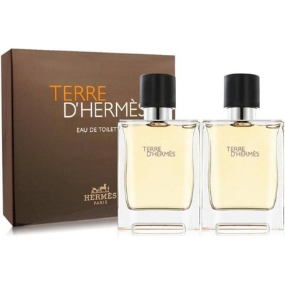 Hermès Terre D´Hermes Подаръчен комплект, Eau de toilette 50ml + Eau de toilette 50ml, мъже