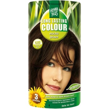 HennaPlus dlouhotrvající barva na vlasy 4.03 Mocca hnědá 100 ml