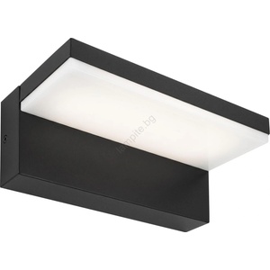 BOWI Led външно стенно осветително тяло nola led/12w/230v ip65 черно (bw0444)
