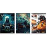 STREET Тетрадка с телчета Gaming А5 60л широк ред
