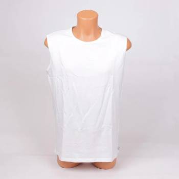 Image 1 of Мъжка тениска в бяло без ръкав