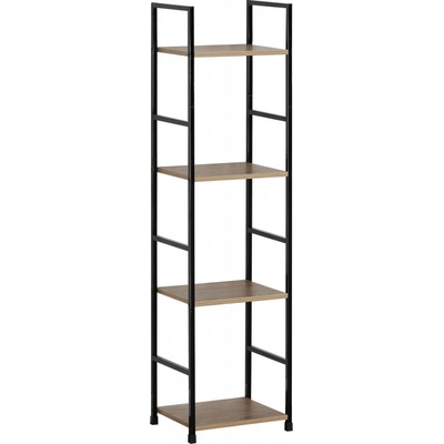 Regál GD-214 OAK Leik, 4 police, 29,2 x 23,5 x 112,5 cm