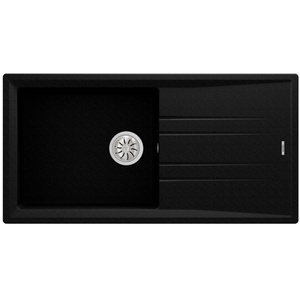 Teka Мивка Teka Stone 60 L-TG, Гранит, Обръщаема, За шкаф, 60 см, Черен металик (115330003) Мивка за вграждане