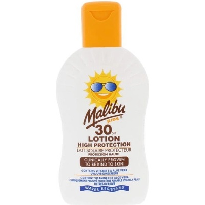 Malibu Kids mlieko na opaľovanie SPF30 200 ml