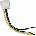 Makki кабел Cable Male Molex -> wires 1x12V 2xGround (MAKKI-CBL-MOLEX-WR1)