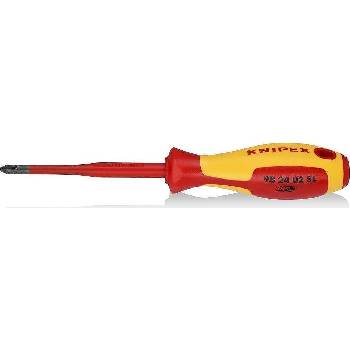 KNIPEX Отвертка PH 2 Slim, VDE 1000V жълто-червена ръкохватка 212мм, Knipex (K982402SL)