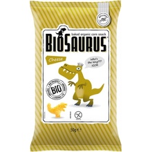 Biosaurus Bezlepkové kukuričné chrumky so syrom Bio 50 g