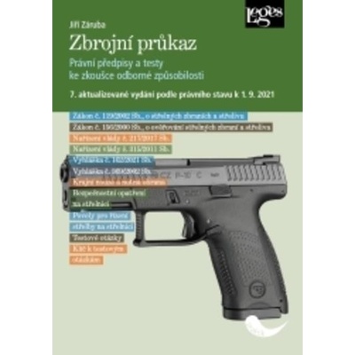 Zbrojní průkaz. 7. aktualizované vydání podle stavu k 1. 9. 2021
