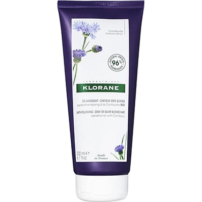 Klorane Anti-Yellowing Conditioner with Centaury балсам за всички видове коса за жени 200 мл