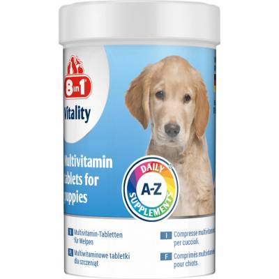 8 in 1 Pet Products Vitality Multivitamin 8in1 for Puppies 100 tbl