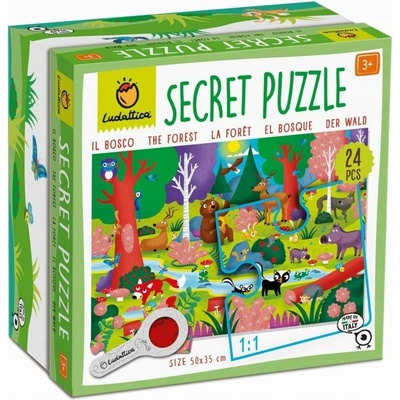 Ludattica SECRET s TAJEMSTVÍM LES 24 dílků
