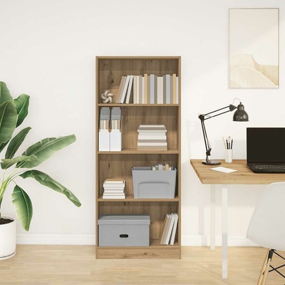 Knihovna dub artisan 60x24x143 cm