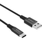 ORICO USB кабел за данни - Type-C, 100 см, ЧЕРЕН (HTK-10_B)