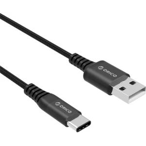 ORICO USB кабел за данни - Type-C, 100 см, ЧЕРЕН (HTK-10_B)