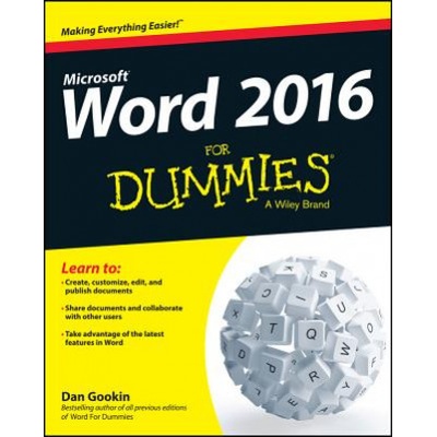 Word 2016 For Dummies Gookin DanPaperback