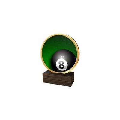 Poháry Bauer Dřevěná plaketa TFRW749 Billiard