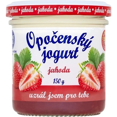 BoheMilk Opočenský jogurt Jahoda 150 g