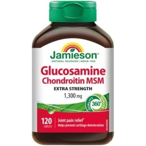 Jamieson Глюкозамин Хондроитин MSM 1300mg 120 таблетки (IP344)