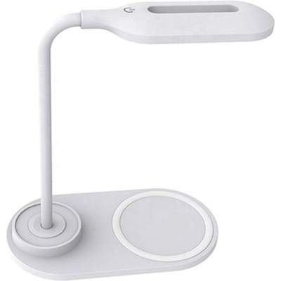 Настолна лампа, 10 led, с безжично зарядно за телефон, 15 w (6120220017)