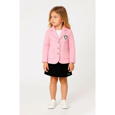 Erb dievčenské sako světle růžová – Zboží Dáma