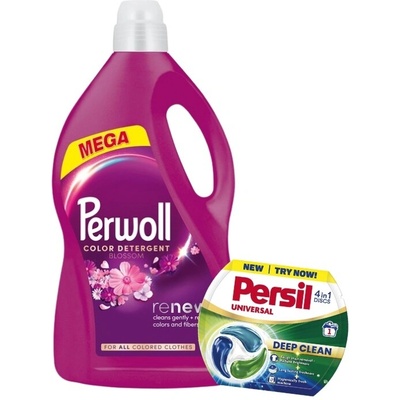 Perwoll tekutý prací prostředek na barevné prádlo 3,84 l