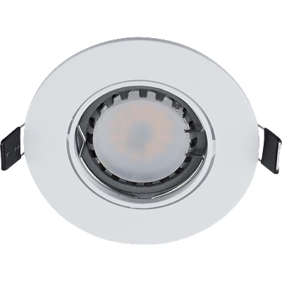 ELMARK Led ПЛАСТМАСОВА КРЪГЛА ЛУНА par 16 5, 5w 2700-3000k (92r105ww/w)