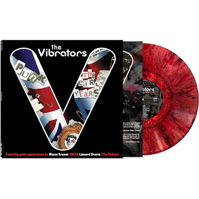 The Vibrators - The Early Years (Limited Edition) (Red Marble Coloured) (LP) (0889466652714)