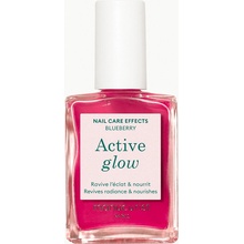 Manucurist Green Pečující schnoucí lak na nehty Active Glow - Blueberry (15 ml)
