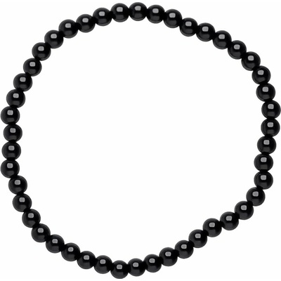 Jantario Korálkový náramok Ónyx 4 mm 106022