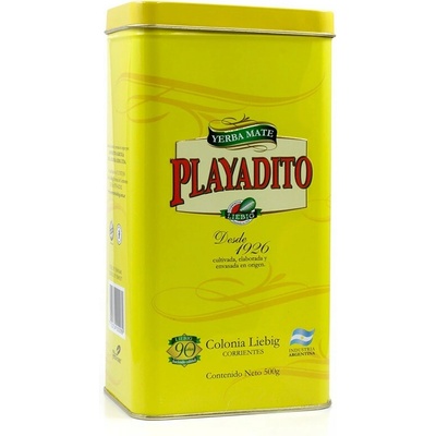 Playadito con palo Čaj Yerba Maté v plechové dóze 500 g