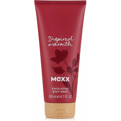 Mexx Inspired Warmth exfoliačný sprchový gél s parfumáciou 200 ml