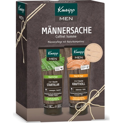 Kneipp men 2 in 1 body wash pre mužov sprchový gél 2v1 200 ml + sprchový gél 2v1 men only 200 ml darčeková sada