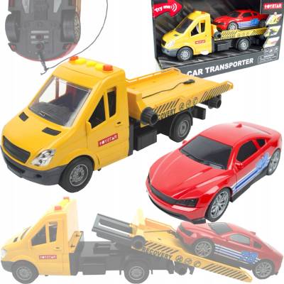LandToys LT515 Silniční asistence autopřepravník žlutá se zvukem a světly