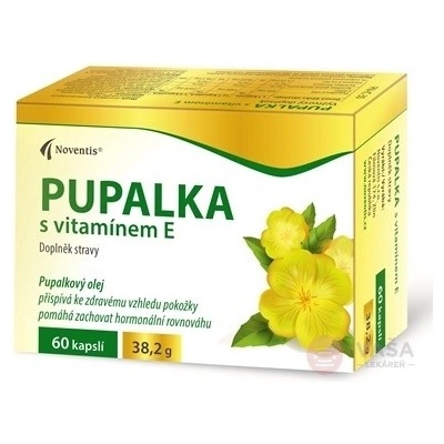 Noventis Pupalka s Vitamínom E 60 kapsúl