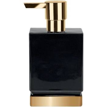 spirella ДОЗАТОР ЗА ТЕЧЕН САПУН roma ПОРЦЕЛАН ЧЕРНО/ЗЛАТО (10.17981)