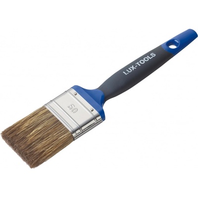 LUX-TOOLS plochý štetec na lazúry s rukoväťou Softgrip 50 mm