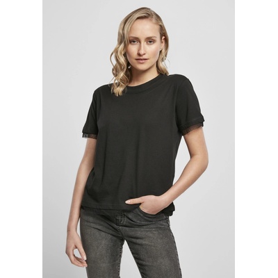 Build Your Brand Dámske tričko z organickej bavlny BY138 Black