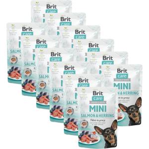 Brit Care MINI Сьомга и Херинга 12 x 85 г