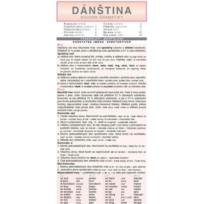 D ánština souhrn gramatiky