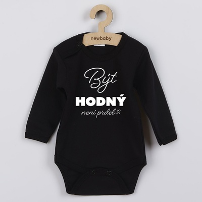 Detské body s potlačou New Baby Být hodný