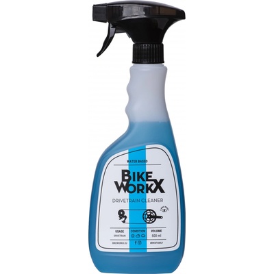 BikeWorkX Drivetrain Cleaner Modrá 500 ml