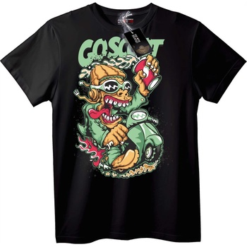 NOONEBRAND Тениска COSO Градски Байкър - L, Black