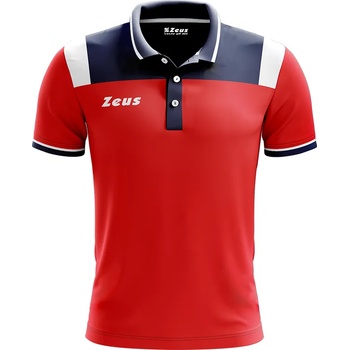 Image 1 of Zeus Мъжка блуза с яка Zeus Vesuvio Men Polo Shirt navy red