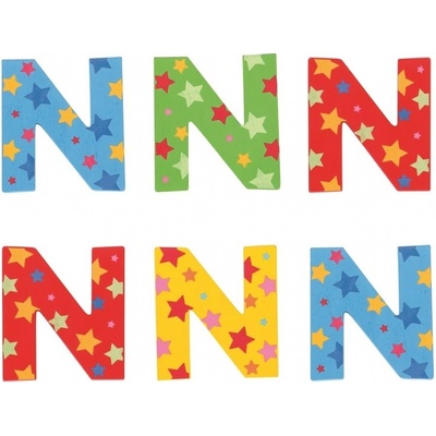 Bigjigs Toys hviezdičkové písmenko N