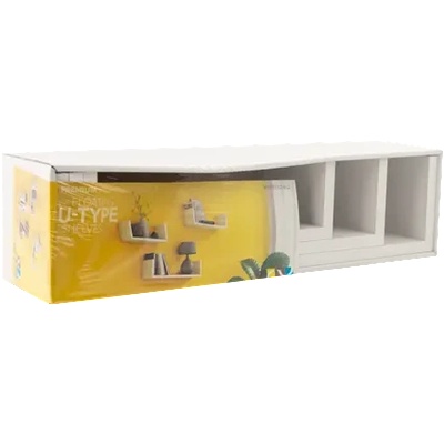 DOMAX РАФТОВЕ fus 1 u-ОБРАЗНИ 420/340/260мм БЯЛ К-КТ 3бр (67111 , 66673)