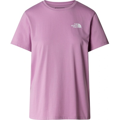 The North Face Дамска тениска w foundation mountain graphic tee mineral purple - s (nf0a882vpo2)