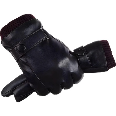 HARAHU Мъжки зимни ръкавици to-21515 - Черна / Тип2 kp21515 (to-21515)